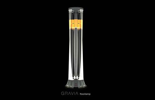 Gravia - gravity powered lamp
