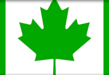 Green Canada Flag