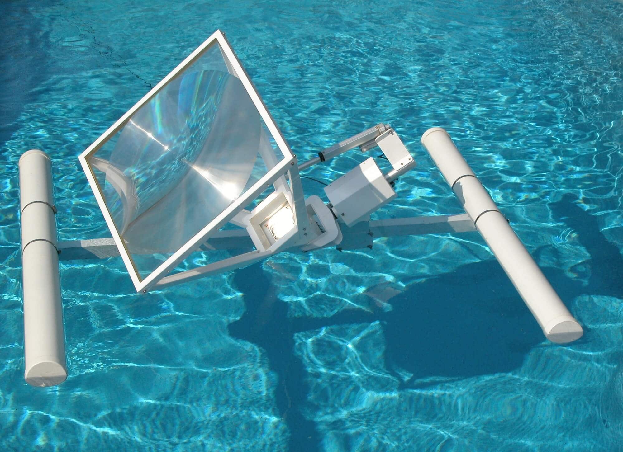 sun energy liquid floating solar array