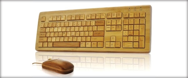 bamboo keyboard and mouse