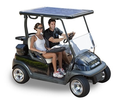 solar roof golf cart
