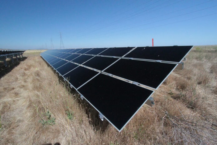 First Solar Panel Array