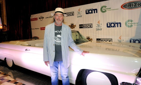 Neil Young and his LincVolt