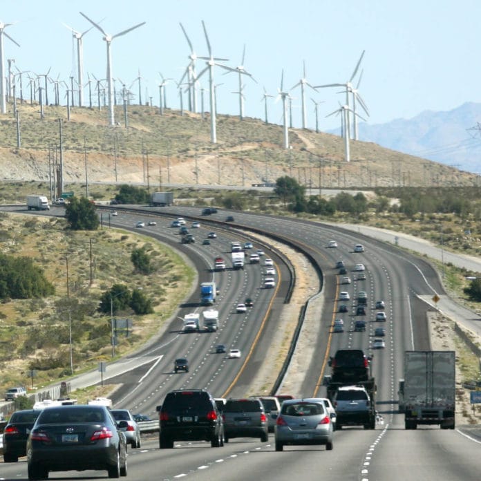 Wind Farm on Highway