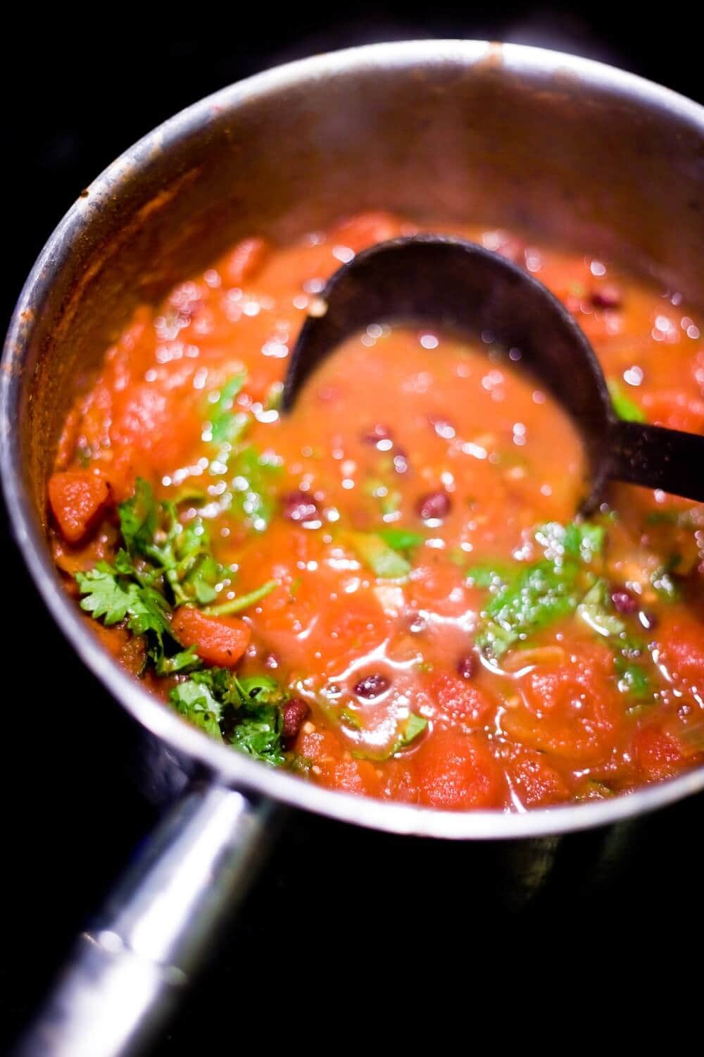 Vegan Mexican Black Bean Soup Recipe | Food by Greener Ideal