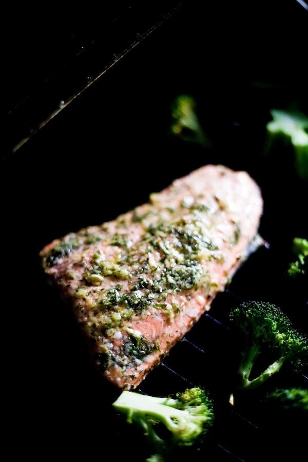 Lemon Dill Barbecued Salmon