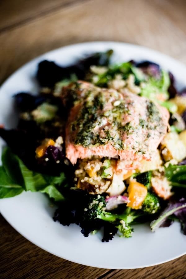 Lemon Dill Barbecued Salmon
