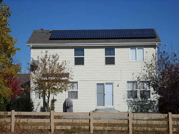 One of SolarCity’s installations in Colorado.