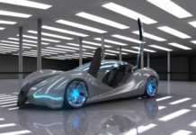 Fuel efficient concept car by Mercedes