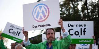 Greenpeace VW protest