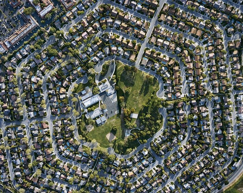 Urban sprawl in California