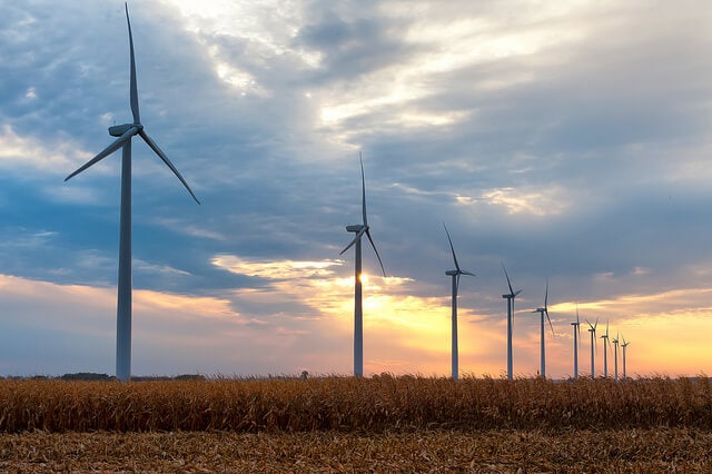wind turbines
