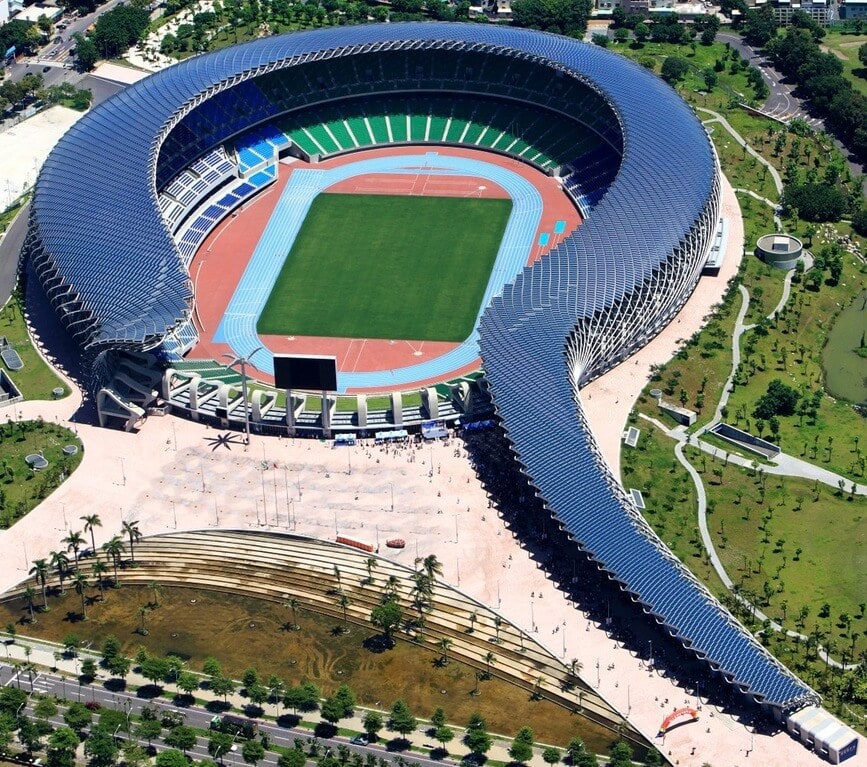 Taiwan solar stadium