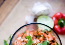 vegan chipotle mexican bean salad