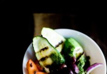 Grilled Vegetables with Parsley Pesto