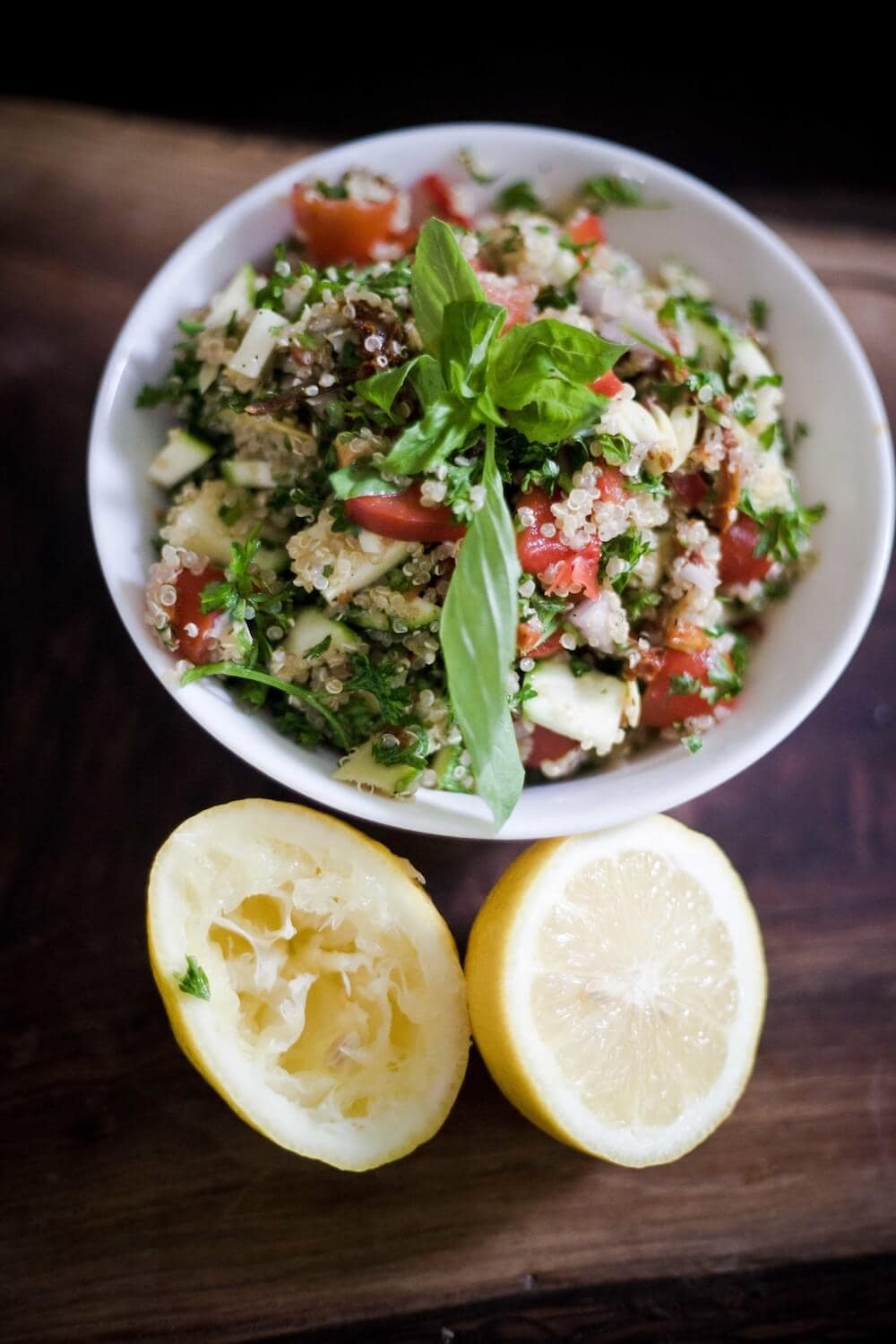 Mediterranean Quinoa Salad Recipe | Greener Ideal