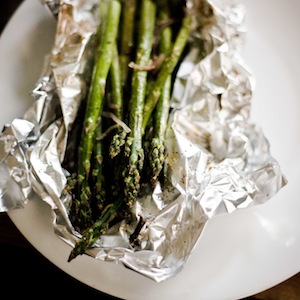 cooked asparagus