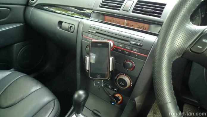 iphone in car