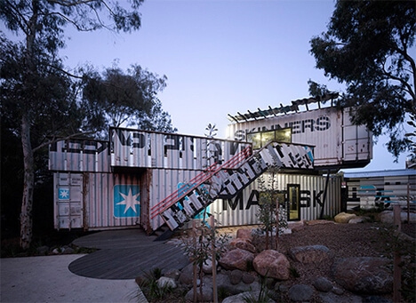 shipping container playground