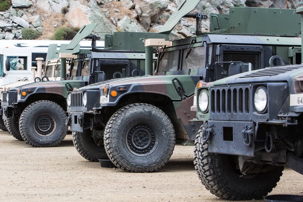 US Military Humvees