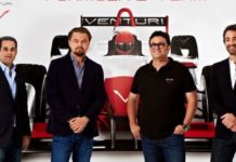 Leonardo DiCaprio and Electric Race Car