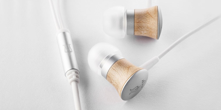 Meze Deco 11 wooden earbud headphones