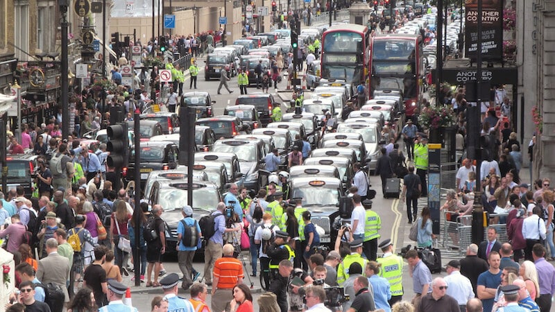 uber protest in London
