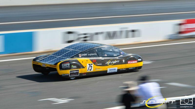 sunswift eve solar powered electric car