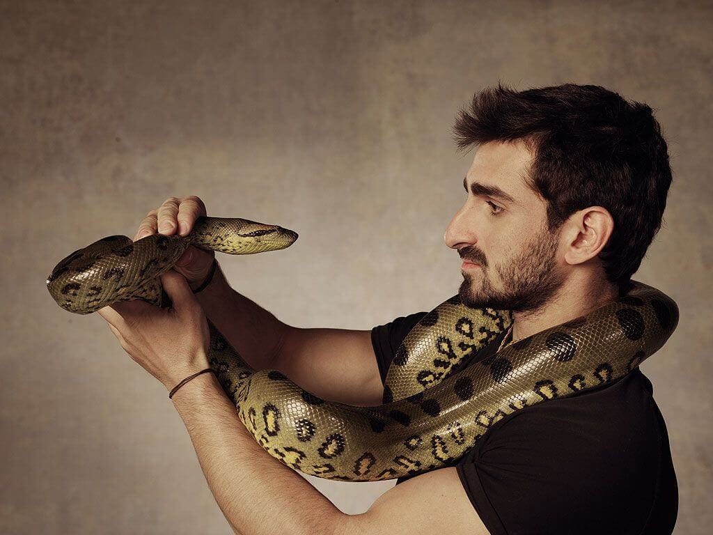 Paul Rosolie and snake