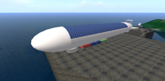 china solar power airship
