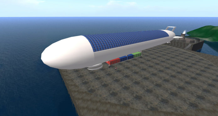 china solar power airship