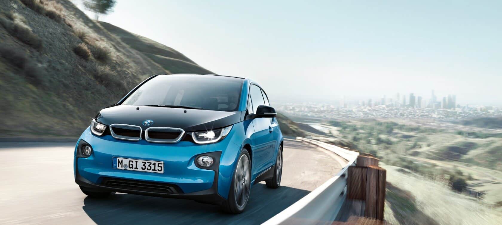 2017 BMW i3 on road
