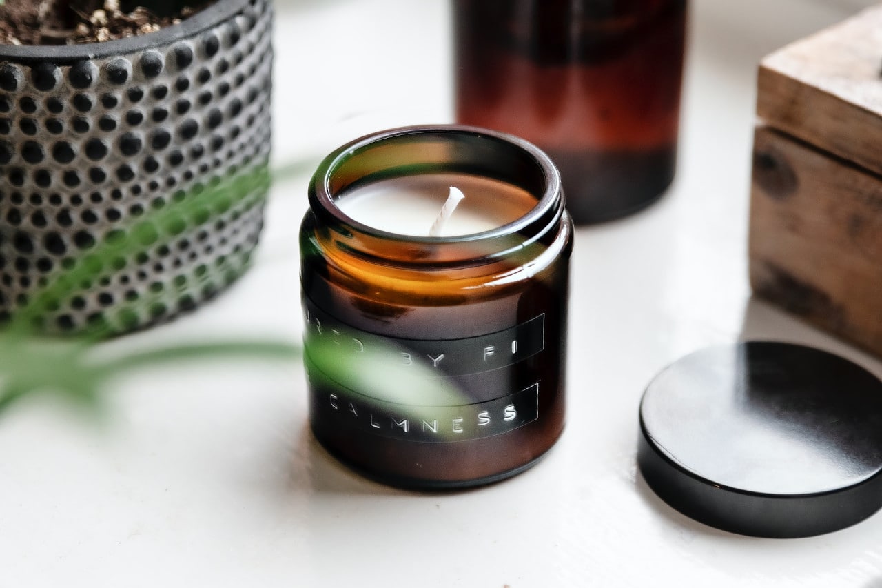 Eco-friendly candles as Christmas gifts