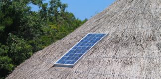 solar panel in Africa
