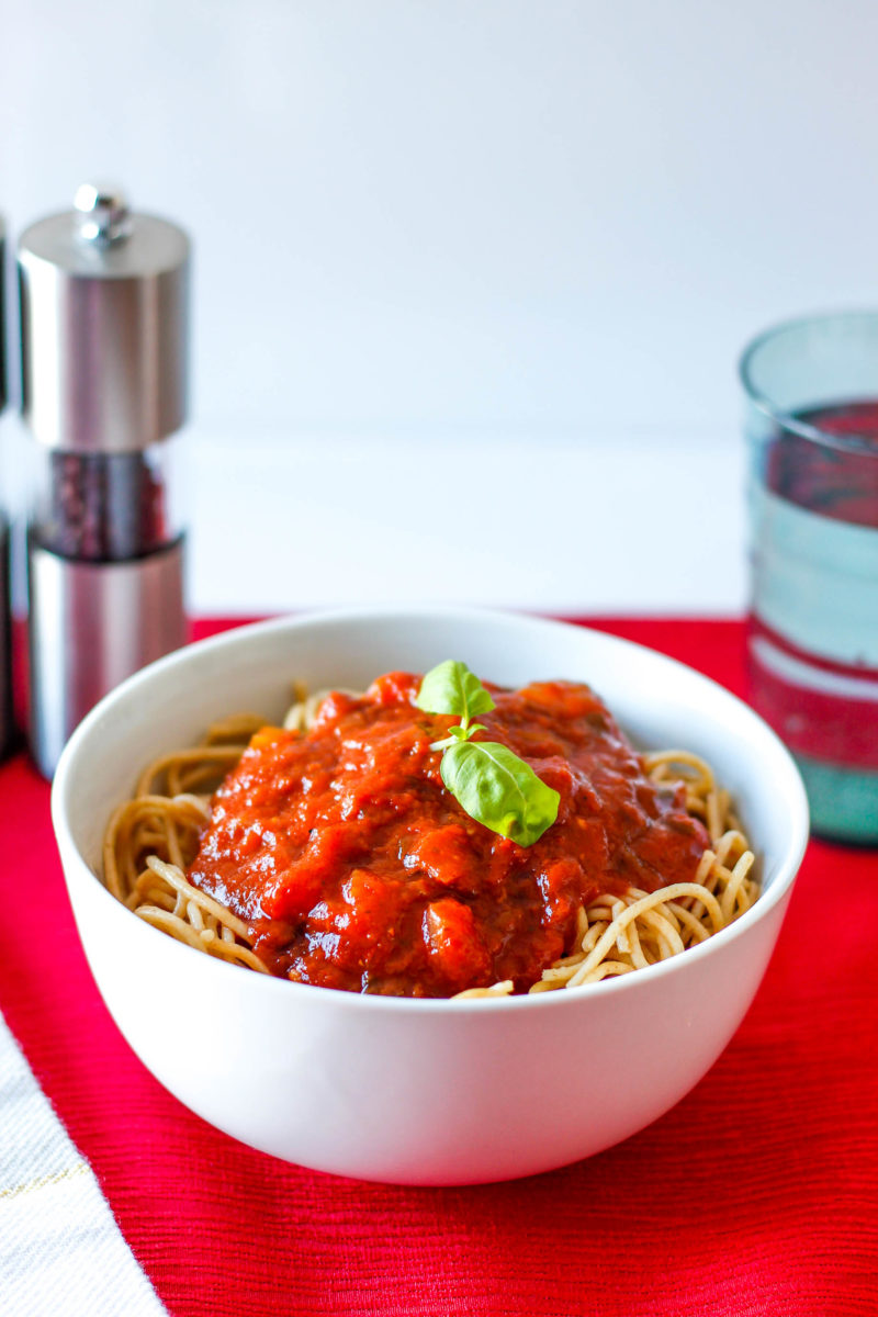 Vegan Spaghetti Sauce | Greener Ideal