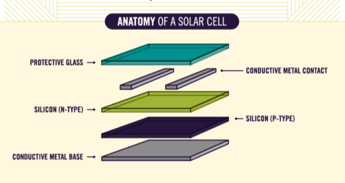 anatomy of a solar cell
