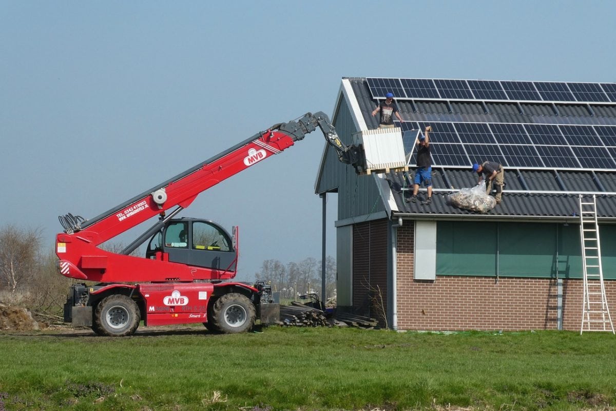 going solar - installation