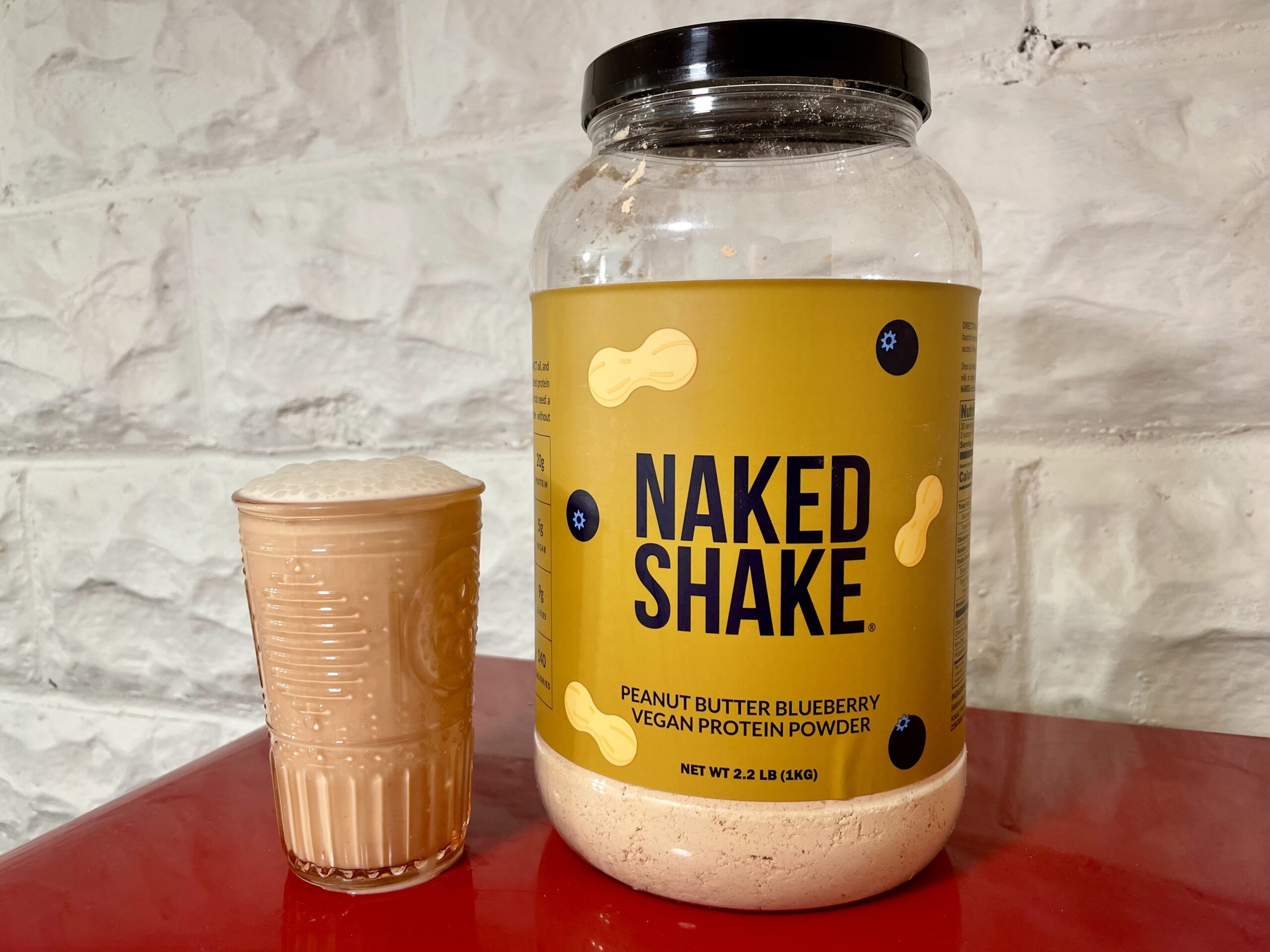 pb and blueberry naked shake by naked nutrition