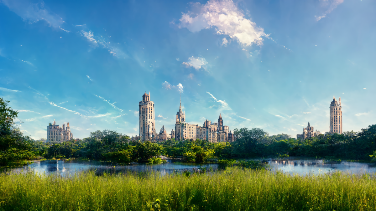 Central Park in year 2100