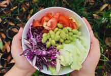 bowl of veggies and legumes