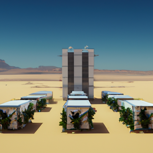 vertical farming in a desert