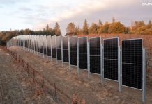 Sunzaun vertical solar farm