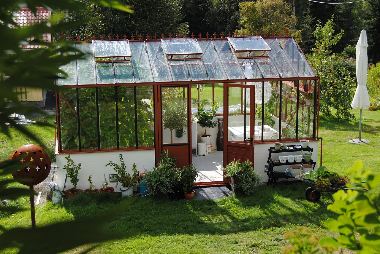 setting up a greenhouse