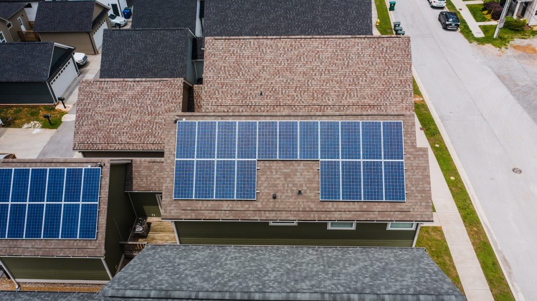 residential solar panel installation