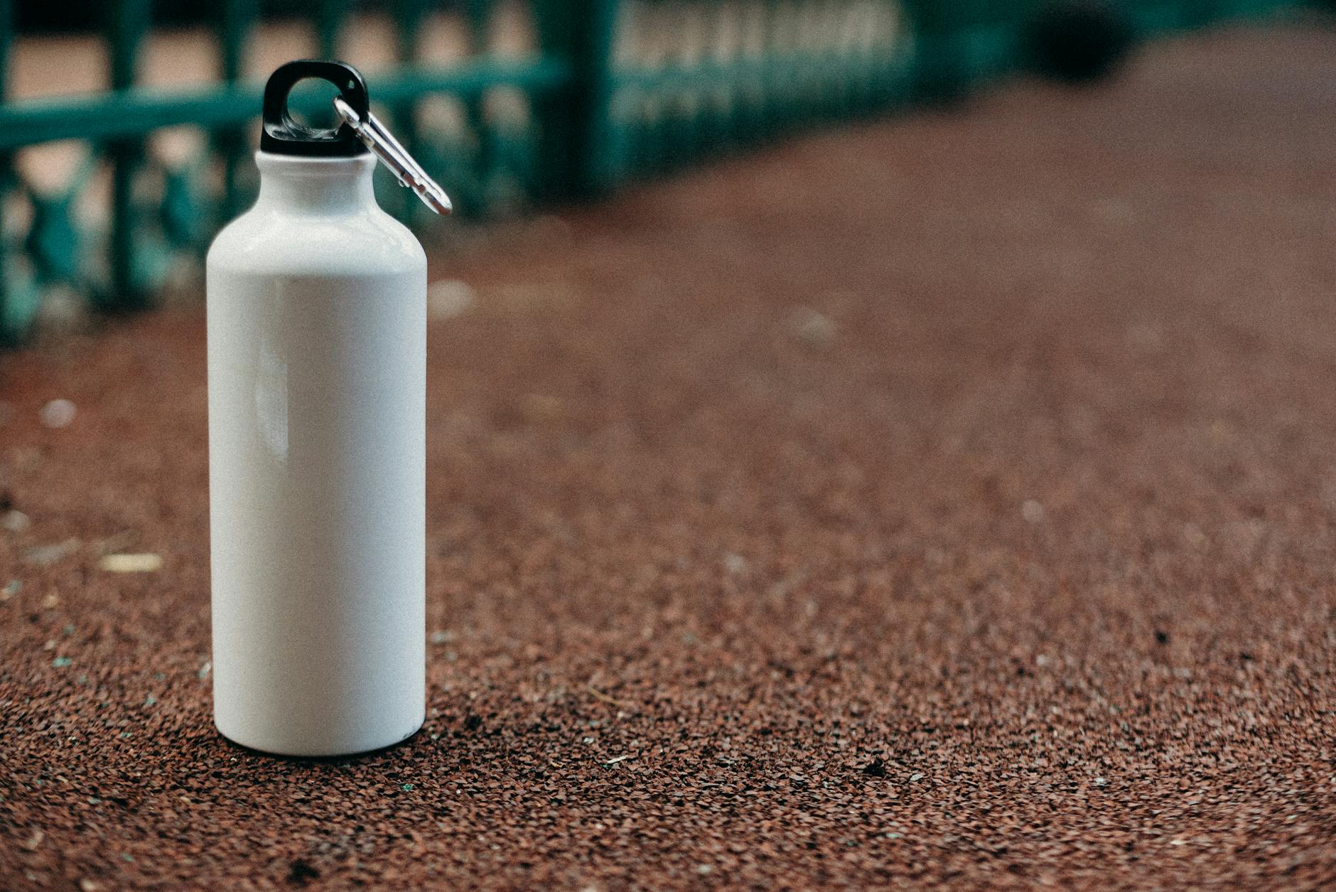 close up photo of white jug