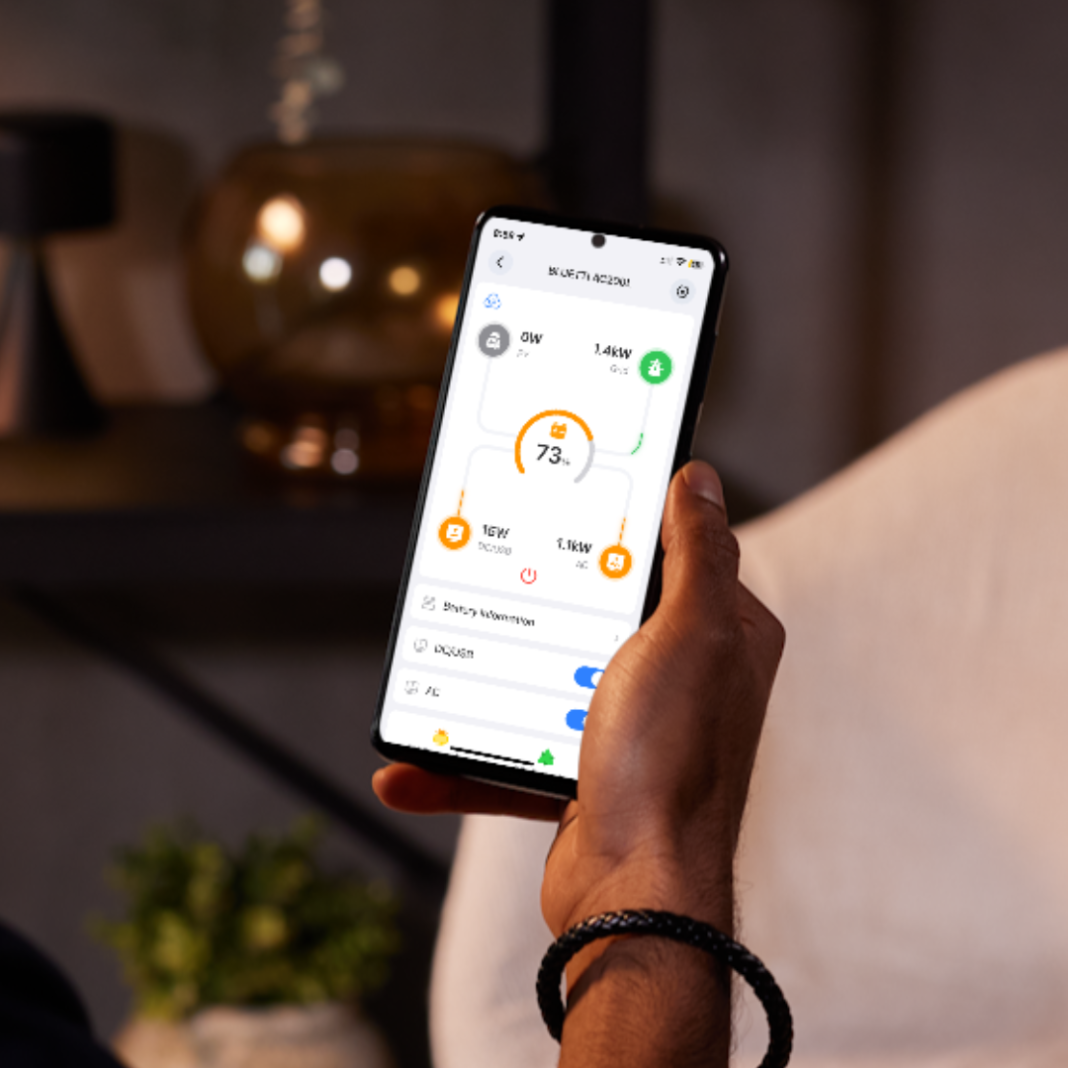 Bluetii AC 200 L smart charging app